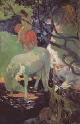 Paul Gauguin The White Horse (mk06) Germany oil painting reproduction